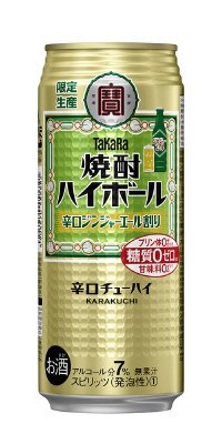 タカラ「焼酎ハイボール」＜辛口ジンジャーエール割り＞５００ＭＬケース