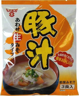 即席みそ汁　豚汁　3食入