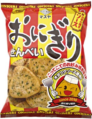おにぎりせんべい　ソース味