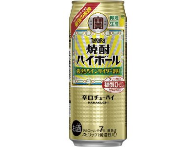 タカラ「焼酎ハイボール」＜強烈パインサイダー割り＞５００ＭＬケース