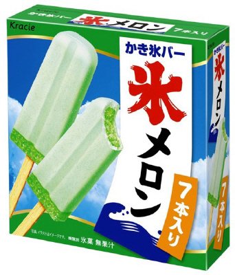 かき氷バーメロン