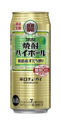 タカラ「焼酎ハイボール」＜徳島産すだち割り＞５００ＭＬ・ケース