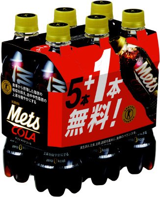 メッツ　コーラ 480ml 5本＋おまけ1本纏売り施策