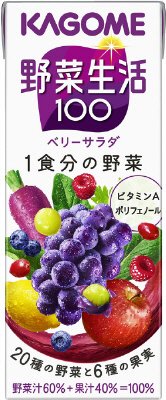 野菜生活１００ベリーサラダ　２００ｍｌ／１２