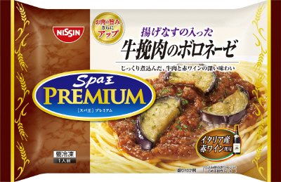 日清スパ王プレミアム　牛挽肉のボロネーゼ