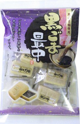 黒ごま最中