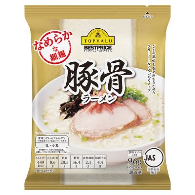 トップバリュ ベストプライス 豚骨ラーメン　５食パック