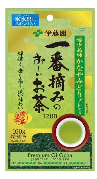 一番摘みのお～いお茶1200　希少品種かなやみどりブレンド