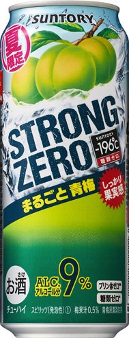 －１９６℃ストロングゼロ　まるごと青梅