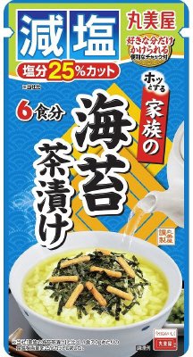 家族の減塩海苔茶漬け