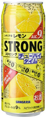 ストロングチューハイタイムゼロレモン　４９０ｍｌ缶
