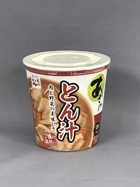 カップ入生みそタイプみそ汁あさげ　とん汁（2020年5月～）