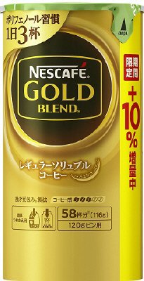 ネスカフェ　ゴールドブレンド　エコ＆シス　１０５ｇ＋１０％増