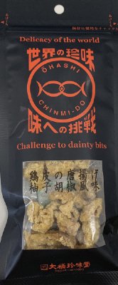K・世界の珍味●鶏皮の唐揚げ柚子胡椒味18g
