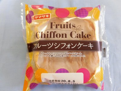 フルーツシフォンケーキ