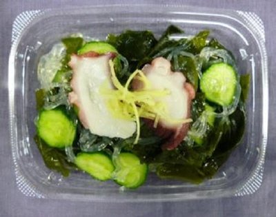 たことわかめの酢の物