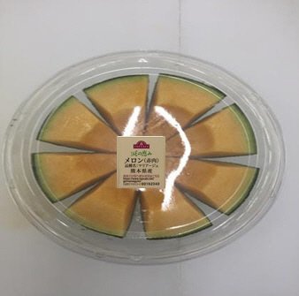 トップバリュ減の恵みメロンフラワーカット（赤肉）　西関東