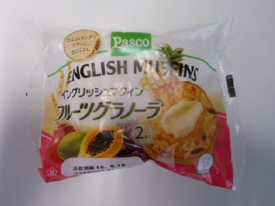 イングリッシュマフィンフルーツグラノーラ２個入
