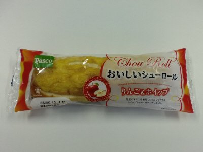 おいしいシューロール　りんご＆ホイップ