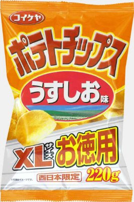 ポテトチップスうすしお味