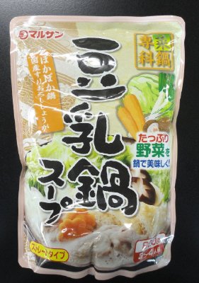 菜鍋専科豆乳鍋スープ
