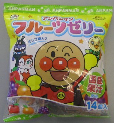 アンパンマンフルーツゼリー
