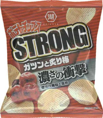 ポテトチップスＳＴＲＯＮＧガツンと炙り梅
