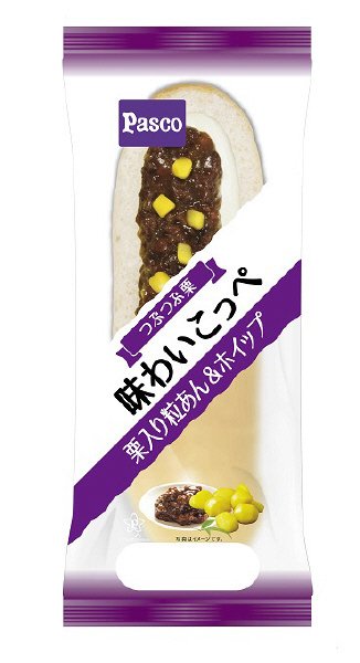 味わいこっぺ　栗入り粒あん＆ホイップ