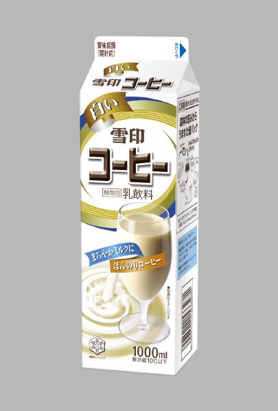 白い雪印コーヒー