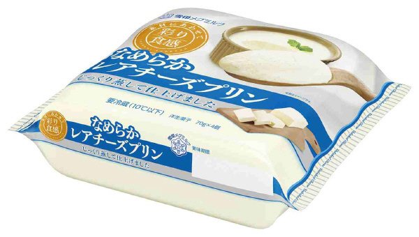 彩り食感　なめらかレアチーズプリン