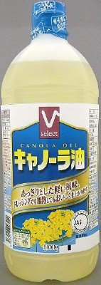 Vセレクト　キャノーラ油　１０００ｇ×１０本