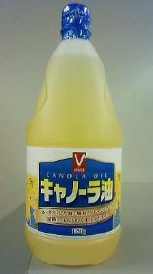 Vセレクト　キャノーラ油　１３５０ｇ×１２本