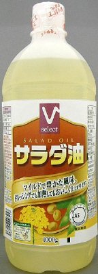 Vセレクト　サラダ油　１０００ｇ×１０本