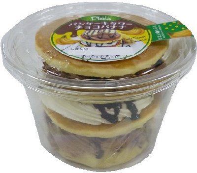 パンケーキタワーチョコバナナ