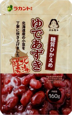 ゆであずき糖質ひかえめ