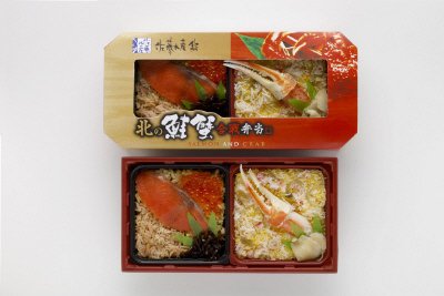 北の鮭蟹合戦弁当