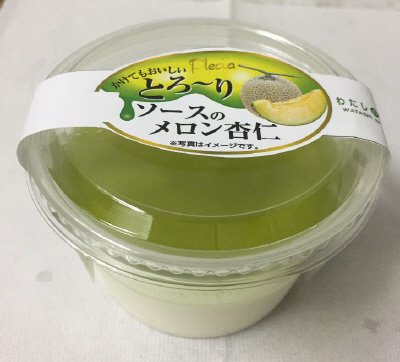 とろーりソースのメロン杏仁