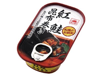 紅鮭昆布巻き