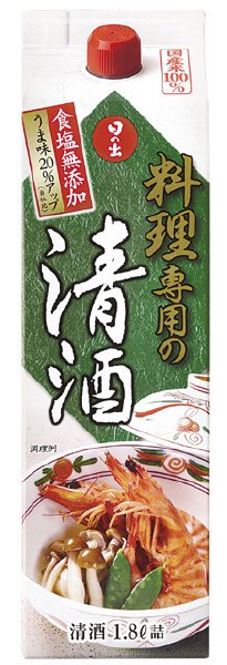日の出料理専用の清酒１．８Ｌ紙パック