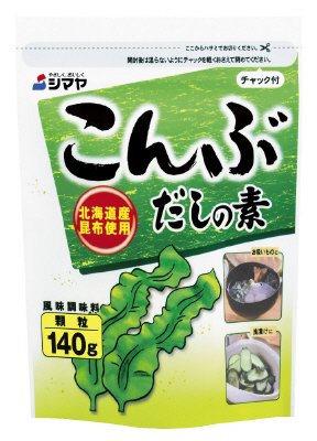 こんぶだしの素１４０ｇ袋