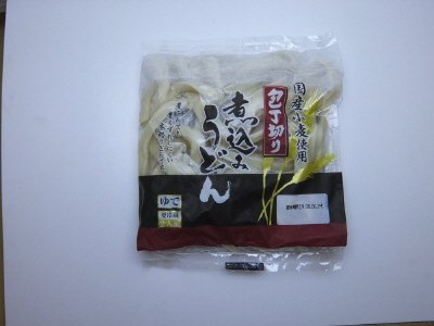国産小麦使用　包丁切り煮込みうどん