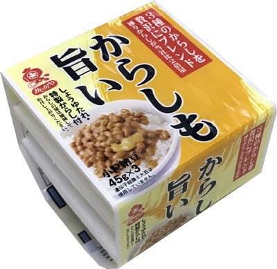 からしも旨い小粒納豆ミニ３