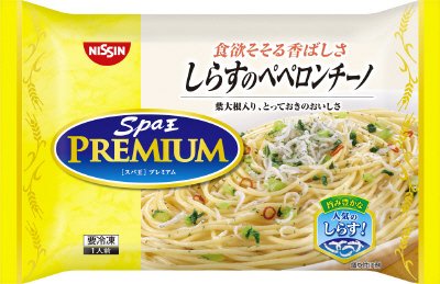 日清スパ王プレミアム　しらすのペペロンチーノ