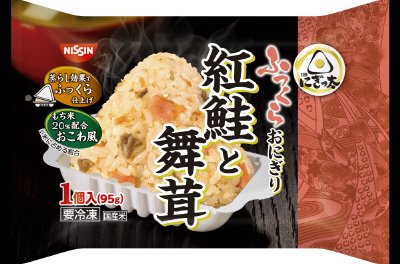 日清にぎっ太　ふっくらおにぎり　紅鮭と舞茸