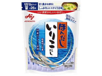 「ほんだし　いりこだし」８ｇスティック２６本入袋（Ｉ－２６）