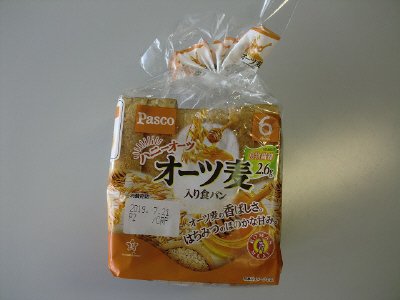 オーツ麦入り食パン６枚スライス
