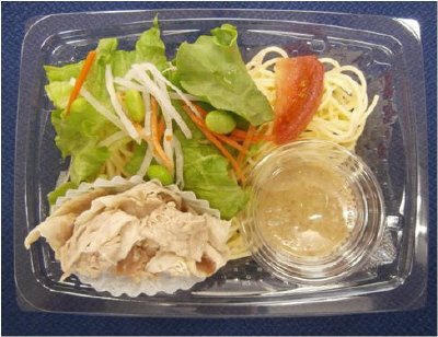 冷製パスタ豚しゃぶ