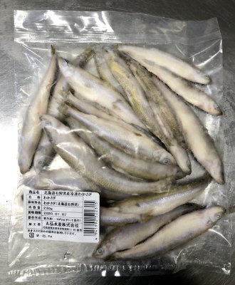 北海道石狩湾産冷凍わかさぎ