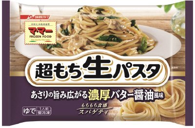 マ・マー超もち生パスタ　あさりの旨み広がる濃厚バター醤油風味(18秋)