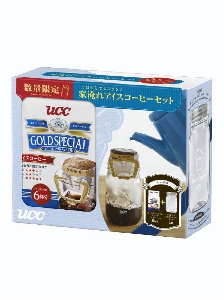 UCC　ゴールドスペシャル　ドリップコーヒー　アイスコーヒー６P＋オリジナルジャー